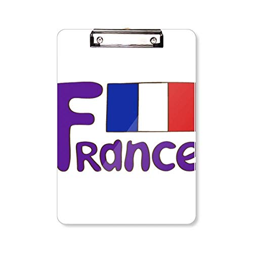 Porte-bloc France A4 bleu support écriture rigide bureau