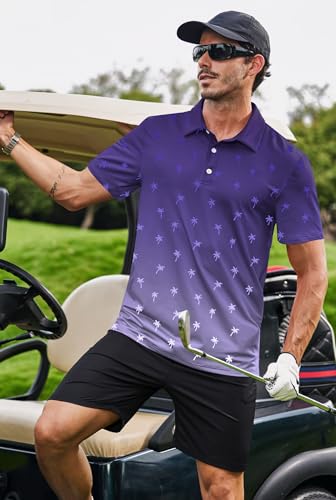 Camisetas polo para hombre Herberton, secado rápido, transpirables, para golf y actividades deportivas (tallas S-XXL) miniatura 3