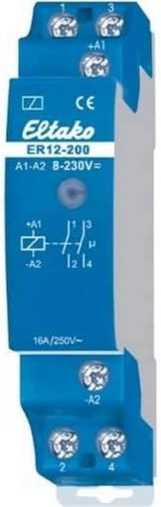 Eltako switch relay it 12–200–8.,230V UC