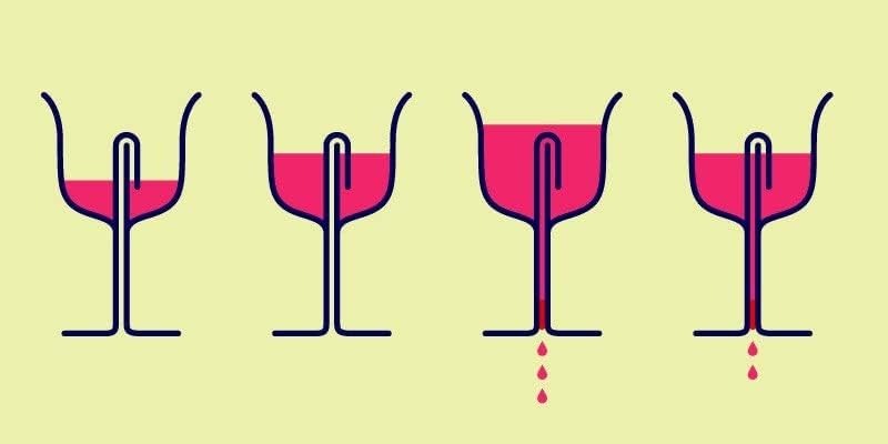 Pythagorean Cup,Greedy Cup 11,5cm,Geometric Art Pottery