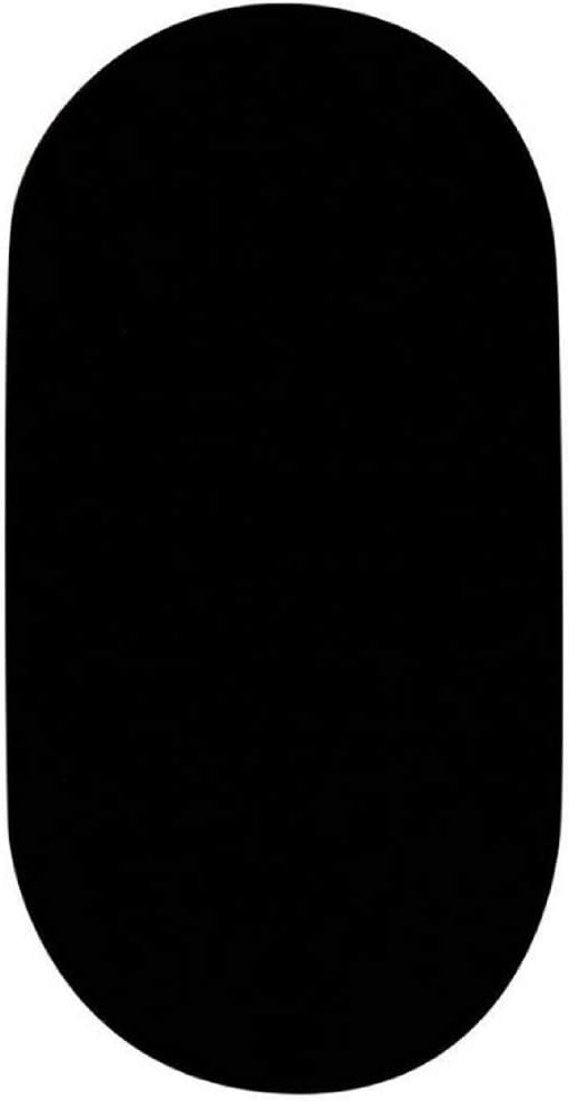 Set Of 5 PC Small Oval Pad Black Velvet 7" x 11" Jewelry Display Necklace Bracelet Showcase
