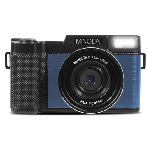 Image of Minolta Mnd30 30 Mp / 2.7K Ultra Hd Digital Camera (Blue) - 32 Gb G