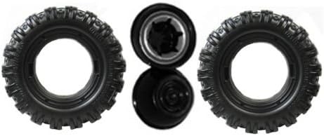 Power Wheels K7112 Green Jeep Hurricane Replacement Wheel- 2 Pack
