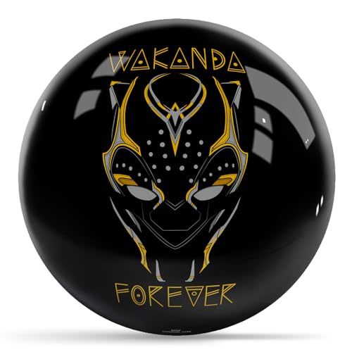 KR Strikeforce Marvel - Avengers - Black Panther Wakanda Forever 16lb Bowling Ball