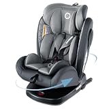 Jovikids 360° Drehbar Kindersitz mit ISOFIX und Top Tether, Gruppe 0+1/2/3 (0-36 kg) Baby Autositz Reboarder mit Liegefunktion, Leicht Waschbar