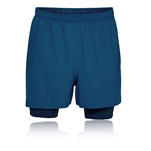 Image of Under Armour Men's Qualifier T-Shirt - Moroccan Blue, Small/2-Inch