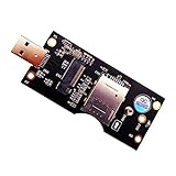 Interfaz USB 0 compatible con tarjeta M.2 (WWAN basada en SSIC de 2 ranuras), como 2G GSM, GPRS, 3G, CDMA, WLAN, WWLAN, módem HSPA, GPS, 4G WiMAX, LTE, M.2 tarjeta a escritorio/portátil, como para Huawei ME906 EM7345 ME936 ME206 EM7306 5 EM7335555 MU736