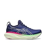 ASICS Nimbus 25 Zapatillas de Carretera para Mujer Azul Amarillo 38 EU