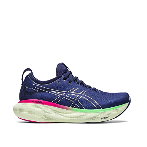 Asics Gel Nimbus 25 w Damen Laufschuhe (Hellblau 65 US 375 EU) Eisgeräte