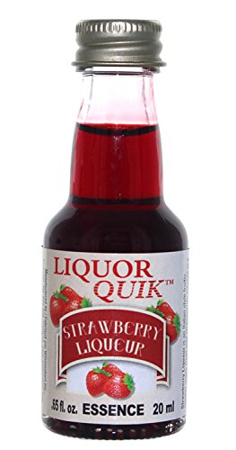 Liquor Quik - HOZQ8-284 Natural Liquor Essence, 20 mL (Strawberry Liqueur )