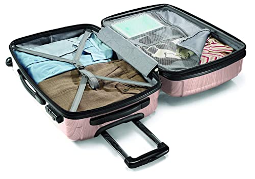 Image of Samsonite Winfield 2 2-Piece Set (Carry-on /Large) Hardside Expandable Luggage with Spinner Wheels (Artic Pink, 2-Piece Set (20 /28))