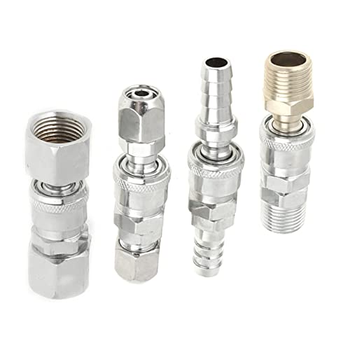 ANKROYU 8 PCS Encaixe De Mangueira De Ar, Conector Rápido De Mangueira De Compressor De Ferro, Compr