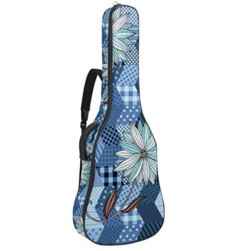 Housse pour guitare acoustique avec fleurs et crânes – 1 cm d’épaisseur – Rembourrage épais – Housse de transport… - Les Beatles, Paul McCartney, John Lennon, RIngo Starr, George Harrison Housse pour guitare acoustique avec fleurs et crânes - 1 cm d'épaisseur - Rembourrage épais - Housse de transport…