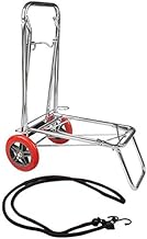 Medigo® Foldable Travel Luggage 2 Wheels Stainless Steel Trolley Cart