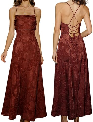 RIHOAS Navy Maxi Length Formal - Elegant Wedding Guest Bridesmaid...