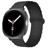 Blueshaweu Cinturino in morbido silicone, completamente magnetico, regolabile, compatibile con Samsung Galaxy Watch 8 40 mm, 44 mm, Classic 46 mm, Ultra 47 mm, Galaxy Watch 8 40mm/44mm/46mm classic