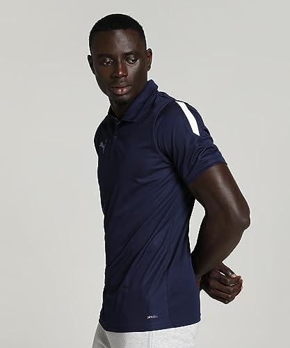 Foto von PUMA Herren Teamliga Sideline Polo Shirt, Dunkel Blau, XL