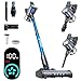 Cordless Vacuum Cleaner, 8-in-1 Cordless Stick Vacuum Cleaner with 3 Suction Modes, Up to 45mins Runtime, Rechargeable, Self-Standing, Wireless Vacuum Cleaners for Home Pet Hair Carpet Car Hard Floor