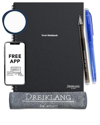 Dreiklang - be smart® Reusable Digital Notebook (A4 - Black)