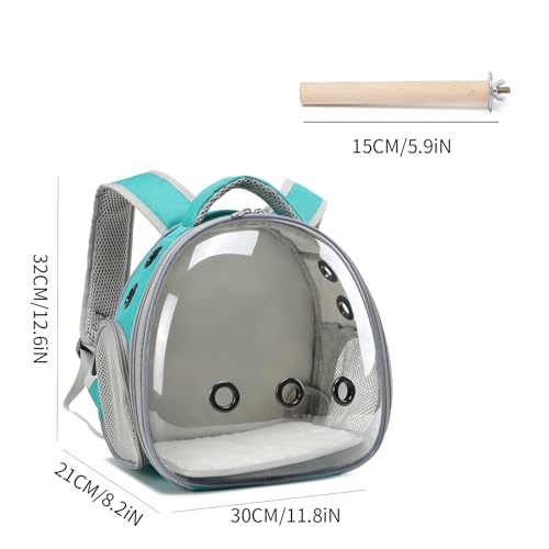 ioview Gaiola para transporte de pássaros ioview, mochila para transporte de animais de estimação co