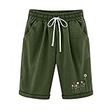 Mingfa.y Kurze Hosen Damen große größen Arbeitsshorts Casual Multi Pockets Sommer Baggy Atmungsaktiv Hosen StrandhoseSchnell Trocknend Fitness Shorts Yoga Shorts Sommer Kurz Hose Damen Shorts