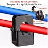 Tuya Wifi Smart Power Meter with Current Transformer Clamp 2 Channel 80A Meter Smart Home Wattmeter