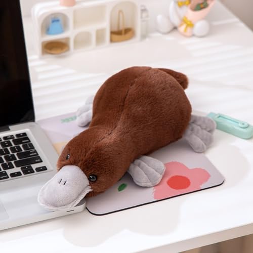 champracer Schnabeltier Kuscheltier Plüschtier Ente Kuscheltier Simuliertes Plüsch-Schnabeltier Puppe Geschenke für Kinder