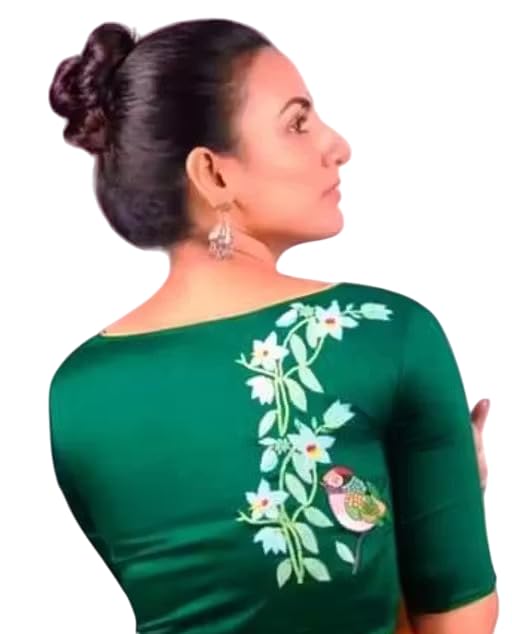 Cotton Women's Blouse with Beautiful Embroidery Design | AEH_blouse490-picture-55
