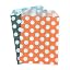 Polka Dot Black & Orange