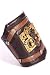 Produktbild RQ-BL Steampunk Manschette aus Kunstleder mit Zahnrädern Armschmuck Leder Armband