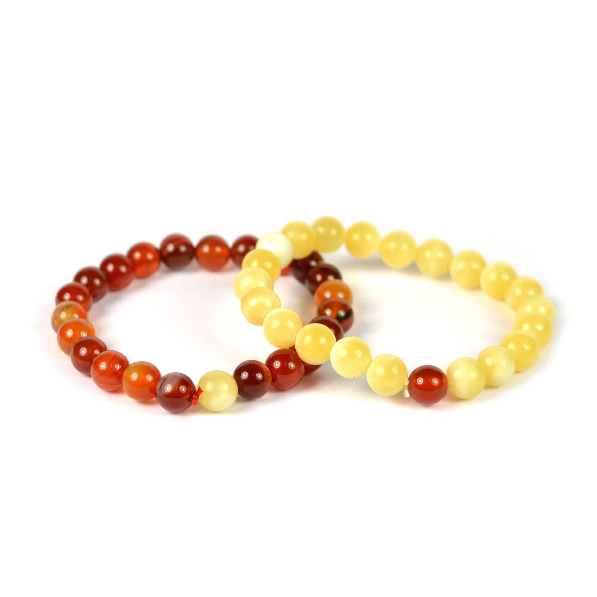 Reiki Crystal Products Natural Couple Bracelet for Lovers Pair, Couple Distance