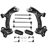 maXpeedingrods 12 PC Front Suspension Kit for Honda CR-V 2007-2011, 2 Lower Control Arm Kit with Ball Joints, 4 Sway Bar End Links, 4 Inner Outer Tie Rod Ends, 2 Tie Rod Boots Bellows