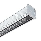 【Acabado de Calidad Resistente al Agua 】Fabricado principalmente en Aluminio está dotado con una protección IP65, es resistente contra chorros de agua de baja potencia como al polvo, por lo que es ideal tanto para interiores como exteriores.