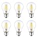Produktbild HUAMu E27 LED Energiesparlampe, Antikstil Edison Retro LED 4W / 40W Glühlampe gleichwertig, nicht dimmbar, Tageslichtweiß 6500K, Kleine Edison-Schraube, A60, 400lm, AC220-240V 6 Pack