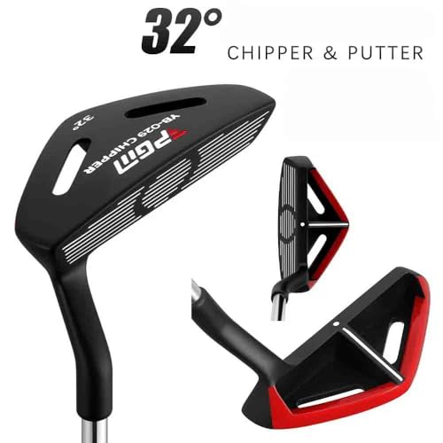 Professional Golf Club Putter 32 Degree, Easy-to-Use Men Women Golfers' Choice Golf Cutter Putter, Golf Chipper Sports (Golf Club,Black) - Image 2