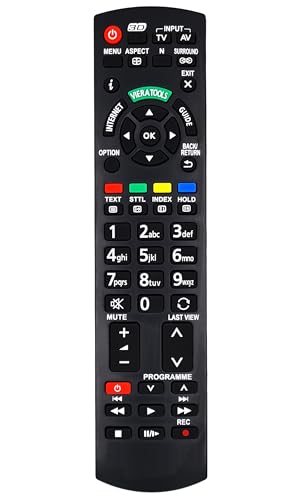 Ersatz Fernbedienung für Panasonic TV TX-L32ET5YW TX-L32ETW5 TX-L32ETW5W TX-L37D28 TX-L37D28B TX-L37D28BS