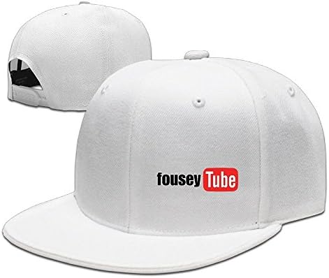 McBr Yousef FouseyTube Erakat Youtuber Vlogger Flat Bill Snapback Adjustable Travel Caps Natural