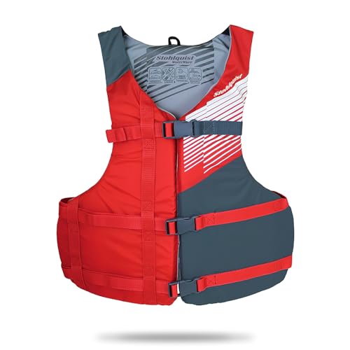 Stohlquist FIT Adult Life Jacket, US Coast Guard Approved Type III Life Vest, PFD for Men and Women, Easily Adjustable, Lightweight and High Buoyancy - Universal Fit (30-52