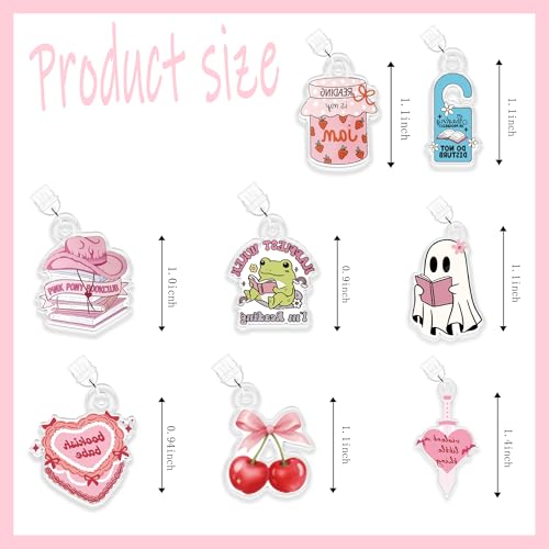 CuddleJunk Dust Plug Charms for Kindle, Book Lover Theme Kindle E-Reader Accessories Charm,Cute Type C/USB C Dust Plug,Gift for Book Lover Readers