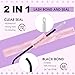 Lash Cluster Bond and Seal Glue: 2-Pcs Low Irritation Waterproof Eyelash Glue for Beginners Daily Beauty Enthusiast Up to 3 Days Hold Black Wendy Lashes FH-X0