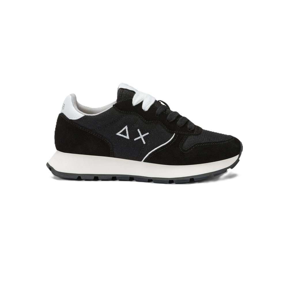 SUN68 ALLY GLITTER TEXTILE Sneaker da Donna Nero Z35203-11