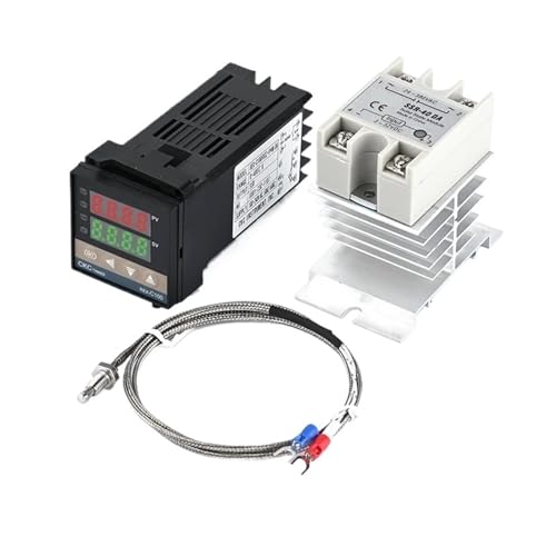 Thermostat numérique PID K REX-C100 avec relais SSR 40A - 2