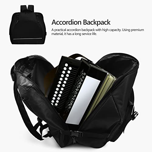 Vaguelly Bolsa Sanfona 40 120 96 Baixo Carregando Saco De Show Carrinho Sanfona Bag Acordeão Acordeo