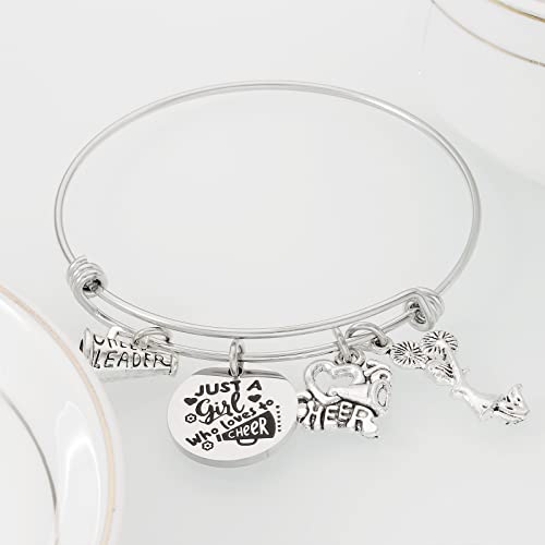 HUTIMY Cheerleading Gift for Cheer Team Women Bracelet Present Ideas Teens Cheerleading Bracelets Cheer Bracelet4