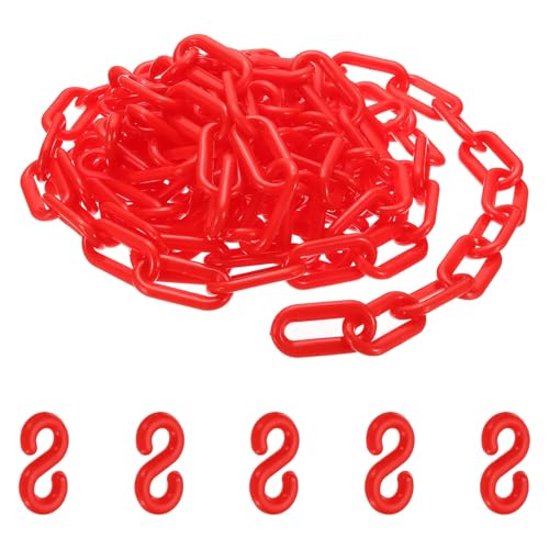 Chaîne en plastique rouge anti-intrusion pour délimiter vos parcs