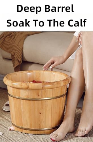 Spa de pies de madera para masaje y baño miniatura 3