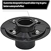 SaniteModar Linear Shower Drain with Flange, Tile Insert 2 in 1 Panel Showe Drain 36 inch, Shower Floor Drain for Bathroom