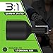 GEARit 3/4 inch Heat Shrink Tubing - 3:1 Ratio Adhesive Lined, Marine-Grade Waterproof Industrial Shrink Wrap, Dual-Wall Tubing, UL Approved - 50FT Roll - Black
