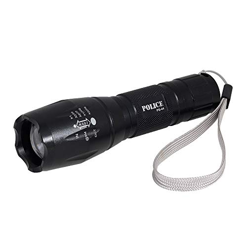 Police PS 44 CREE T6 LED + Zoom recargable de mano