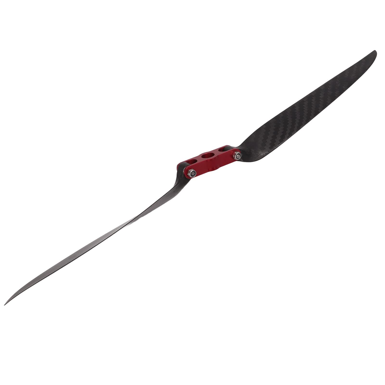 Tbest Hélice de base de fibra de carbono RC de alta resistencia a la torsión de 325 mm de largo, 2 cuchillas para material sólido de fibra de carbono real para instalación general tamaños de